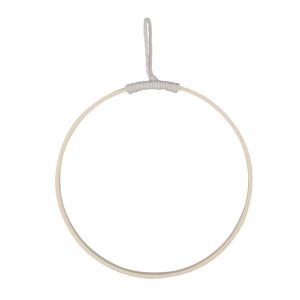 Anneau bambou av.suspens.cordon, 22cm ø