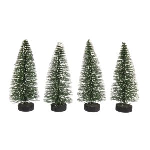 Sapin décoratif enneigé