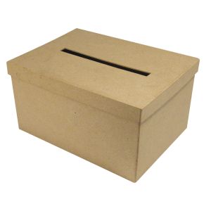 Boîte cartes, p.mâché, FSC Recycled 100%