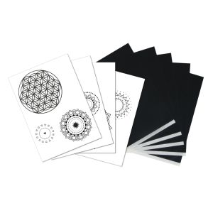 Transfer paper w. templates Mandalas