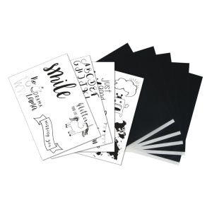 Transfer paper w. templates Smile