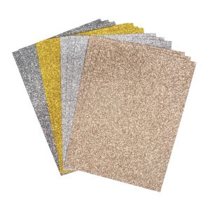 Papier scintill. Mix-Basics, A5,autocoll