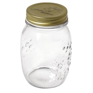 Verre av. couvercle à vis 500 ml, 8.5cmø