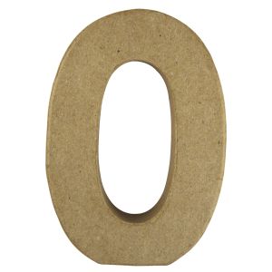 Lettre pap.-mâché O FSC Recycled 100%