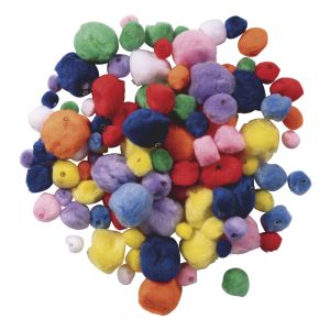 Pompons à enfiler