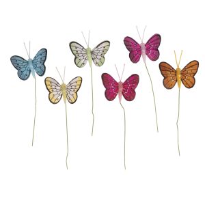 Papillon en plumes