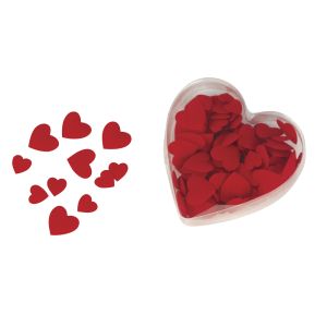 Miniat. velours-tissu: Coeur, puaté