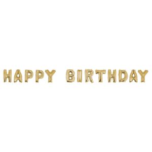 Ballons en feuille  HAPPY BIRTHDAY