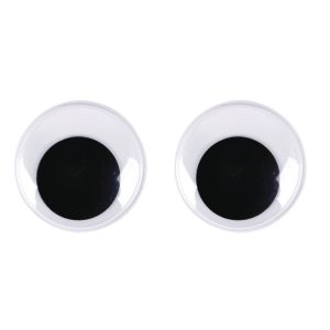 Plastic wiggle eyes to glue on 40mm ø