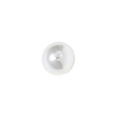 Waxed beads, 12 mm ø, white