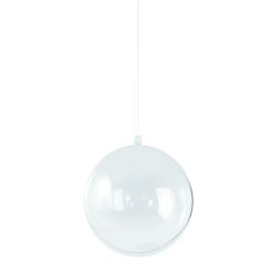 Plastic ball, 2 parts, 16 cm ø