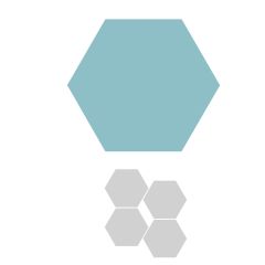 Sizzix Bigz- Hexagons, 1 1/4  Sides