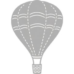 Punch stencil: Hot Air balloon