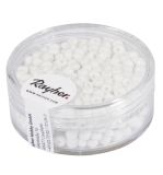 Rocailles, 2,6 mm ø, opak, weiß