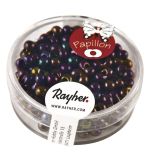 Rocailles papillon, améthyste