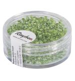 Rocailles  Arktis , gelüstert, jade
