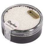 Delica-Rocailles, 1,6mm ø, schneeweiß