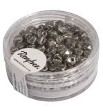 Antique Rocailles, 4mm ø, anthracite