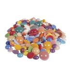 Diamond glass mosaic stones, round