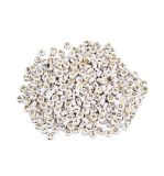 Perles plastiques av. lettres, 6mm ø, or