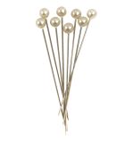 Pin-head for beads, white