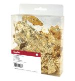 Deco-metal flakes, gold