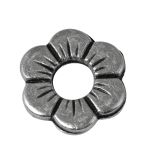 Metal deco element flower, 12mm ø