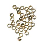 Crimp cover, gold
