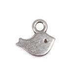 Metallic mini-pendant Bird, silver