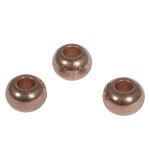 Perle en métal, 6mm ø