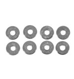 Metall Abstandsscheibe, 6x1mm ø, silber