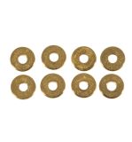 Metall Abstandsscheibe, 6x1mm ø, gold