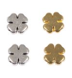 Metall Perlen Kleeblatt