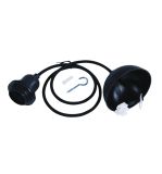 Lampenfassung Pendelleuchte,f.E27Fassung, schwarz