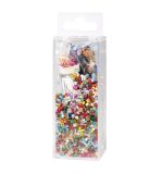 Mix paillettes et perles en verre + fil