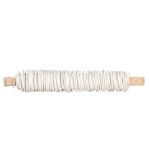 Paper-covered wire, 0.55mm ø, white