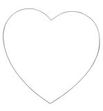 Draht Herz, 25cm ø