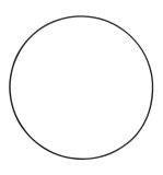 Anneaux en métal, revêtus,  ø25cm, noir