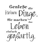 Stempel  kleine Dinge