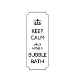 Stempel  Keep calm and have a bubble...