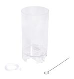 Moule à bougies, cylindrique, plat