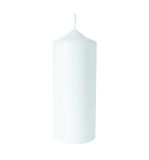 Pillar candle, 7cm ø, white
