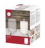 Candle-shaped mould,cylindric,flat,7cm ø