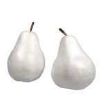 Styrofoam pear with stalk