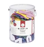 Moosgummi Buchstaben und Zahlen