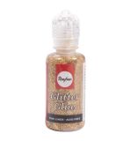 Glitter-Glue holographisch, brillant gold
