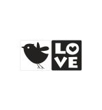 Labels GB  Love +oiseau