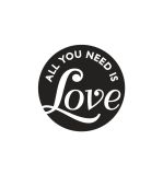 Labels GB  All you need is Love , 45mm ø