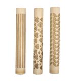 Rouleau en bois à motifs Love, FSC 100%
