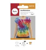 Batik-couleur de teinture à la main, orange